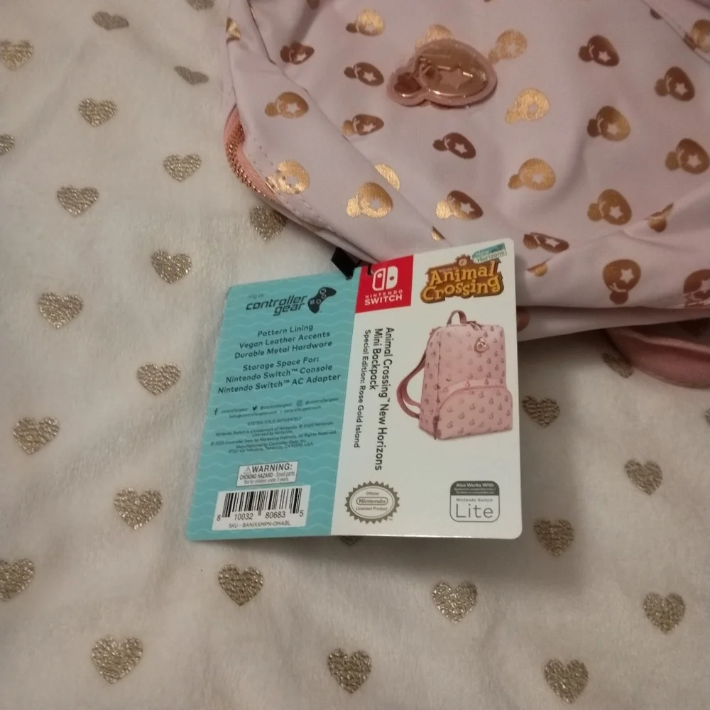 🎉HP🎉 *NWT* Controller Gear Animal Crossing New Horizons Mini Backpack